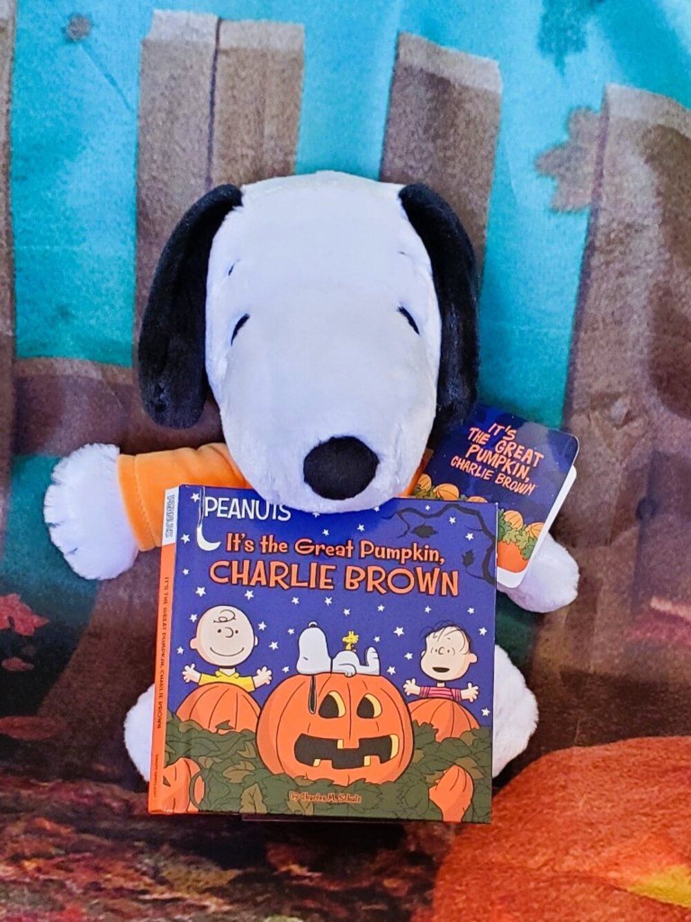 Peanuts Great Pumpkin Charlie Brown Snoopy Plush Kohl's Cares Halloween NWT
